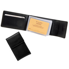 Визитница мужская Dr.Koffer X510186-01 черная