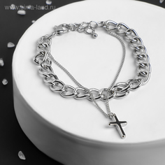 Браслет из бижутерного сплава р. 17 Queen Fair 4935829