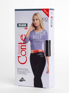 Колготки жен. CE VELOUR ACTIVE 100, р.6, anthracite Conte