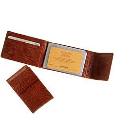 Визитница мужская Dr.Koffer X510186-02-05 коричневая