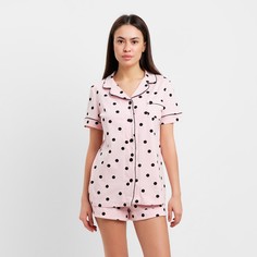 Пижама женская KAFTAN 000517909 розовая 50, 48 RU