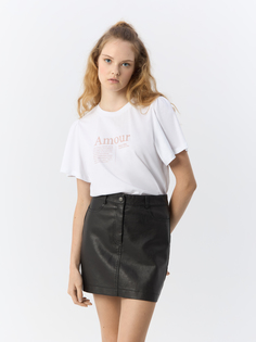 Футболка женская MEXX TU2102033W белая 2XL
