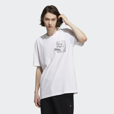 Футболка мужская Adidas Manga HD9073 белая 48