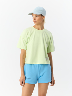 Футболка женская Adidas Ryv Tee Ss H39036 зеленая 44 RU
