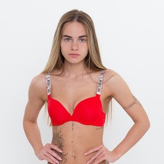 Бюстгальтер женский NoBrand 000747157 красный 75B