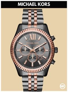 Наручные часы мужские Michael Kors M8561K золотистые/черные