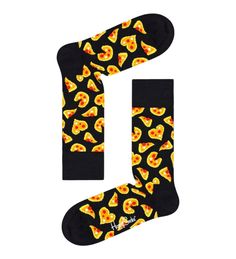 Носки унисекс Pizza Love Sock с кусочками пиццы Happy Socks