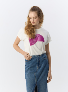 Футболка женская MEXX TU2175036W белая XL