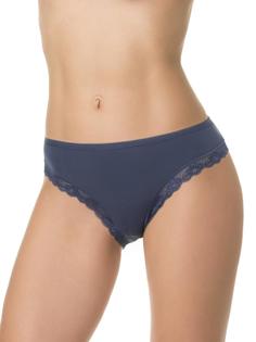 Бамбуковые трусики-слипы с кружевной оторочкой Dentelle