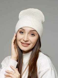 Шапка бини женская DM-Collection 901 светло-песочная, р.52-58
