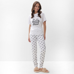 Пижама женская KAFTAN Sleep белая 46-44 RU