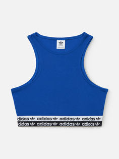 Топ женский Adidas Cropped Bra Top ED7427 синий 34 DE