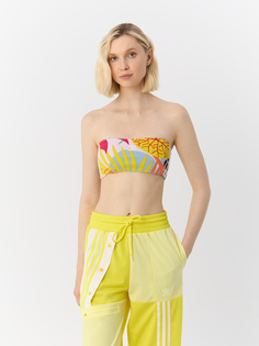 Топ женский Adidas Tropicalage Bandeau Top FH7997 разноцветный 38 DE