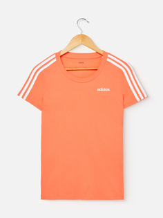 Футболка женская Adidas Essentials 3S Slim Tee EI0764 оранжевая XS