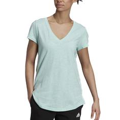 Футболка женская Adidas Clemin Legivy DT9359 голубая XS