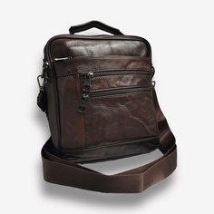 Сумка мужская PouchMan 8106 коричневая No Brand
