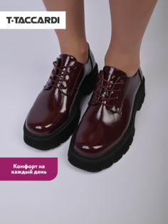 Полуботинки женские T.Taccardi 710025380 бордовые 36 RU