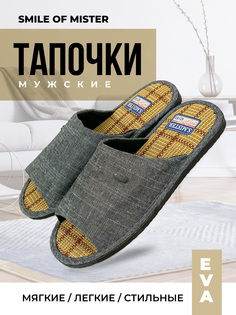Тапочки мужские Smile of Mister 81-006 отк черные 40-41 RU