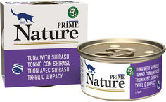 Влажный корм для кошек Prime Nature, тунец с ширасу, 24x85 г P.R.I.M.E.