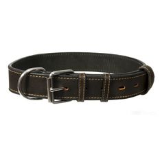 Ошейник для собак Yami-Yami Kenner двухслойный коричневый 65-77 см