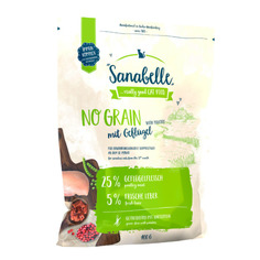 Сухой корм для кошек Sanabelle No Grain, беззерновой, домашняя птица, 0,4кг