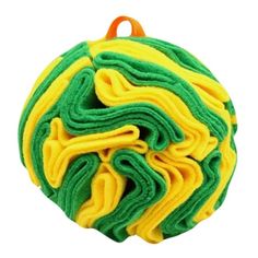 Игрушка для кошек GoSi Нюхательный Мячик с мятой Желто-зеленый