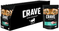 Корм консервированный полнорационный CRAVE для взрослых кошек с Кроликом, 70г х 30 штук в