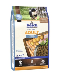 Сухой корм для собак Bosch Adult, рыба и картофель, 3кг