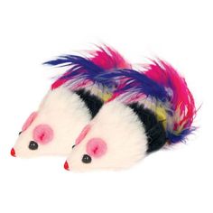 Игрушка для кошек Triol SH04 мышь погремушка с пером