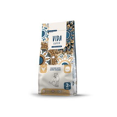 Сухой корм для кошек Vida Nativa, с курицей и овощами, 2 кг