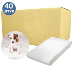 Пеленки впитывающие для домашних животных кошек и собак 60х60 40шт Ontex