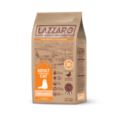 Сухой корм для стерилизованных кошек Lazzaro с уткой 300 гр