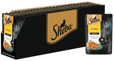 Корм влажный Sheba для кошек с курицей ломтики в желе 28x75 г