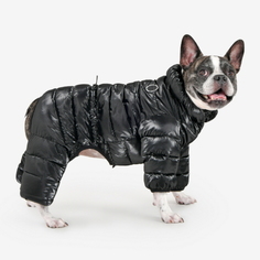 Комбинезон для собак Puppia Glossy AllInOne Jumper, чёрный, полиэстер, L, 31 см