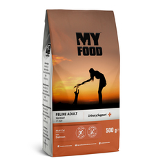 Сухой корм для кошек Myfood, для стерилизованных, с лососем, 500 г