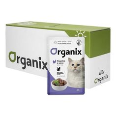 Влажный корм Organix с индейкой в желе для стерилизованных кошек 25 шт