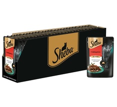 Влажный корм Sheba с говядиной в соусе для кошек 75 г