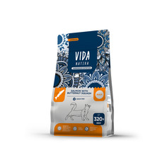 Сухой корм для кошек Vida Nativa, с лососем и тыквой, 0,32 кг