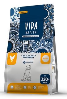 Сухой корм Vida Nativa Freedom Chicken with Blueberry курица и черника для кошек 350 г