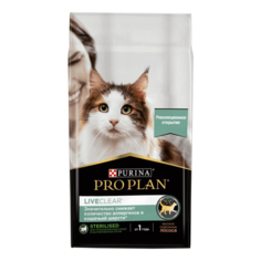 Сухой корм для кошек Purina Pro Plan LiveClear, для стерилизованных, с лососем, 1,4 кг