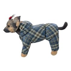 Комбинезон для собак Dofmoda Бари синий 5 37 см девочка Dogmoda