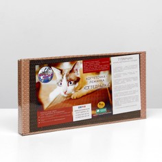 Когтеточка-лежанка для кошек Kitori домашняя, 50x24х3,5 см