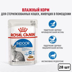 Влажный корм для кошек Royal Canin Indoor Sterilised, живущих в помещении, 28 шт по 85 гр