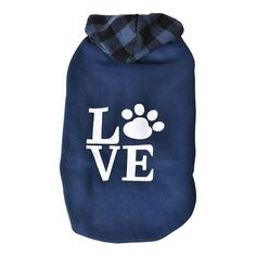 Толстовка для собак Foxie Love синяя S