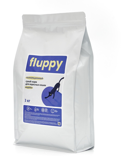 Сухой корм для кошек FLUPPY с индейкой 3кг