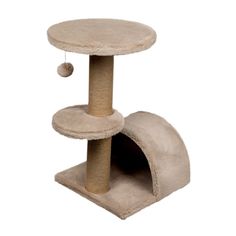 Когтеточка-комплекс для кошек Dubex Сave бежевая 53 x 39 x 67 см