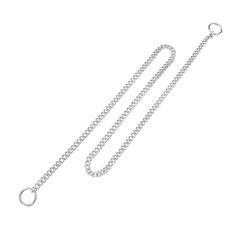 Ошейник-удавка для собак Zoo One цепь рывковая, серебристый, сталь, 1,4 мм, 60 см Zooone