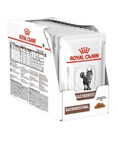Влажный корм для кошек Royal Canin Veterinary Gastrointestinal, мясо, 12шт по 85г