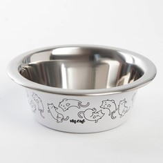 Миска для кошек Пушистое счастье Sweet home 11х4 см 240 мл