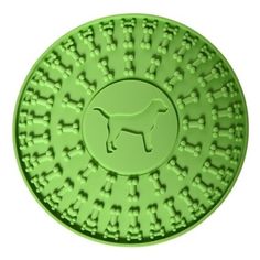 Миска-лизалка для животных Homepet Silver Series зеленая 15х15х0,6 см